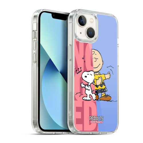 Peanuts Halfs And Laughs Snoopy & Charlie Soft Gel Case for Apple iPhone 13