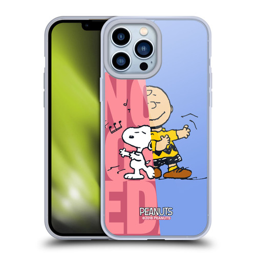 Peanuts Halfs And Laughs Snoopy & Charlie Soft Gel Case for Apple iPhone 13 Pro Max