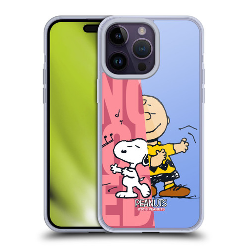 Peanuts Halfs And Laughs Snoopy & Charlie Soft Gel Case for Apple iPhone 14 Pro Max