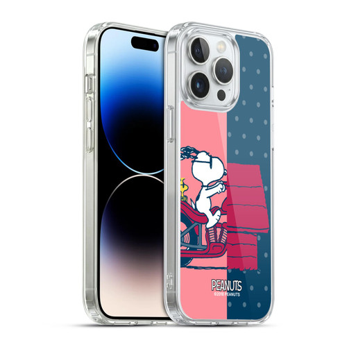 Peanuts Halfs And Laughs Snoopy & Woodstock Soft Gel Case for Apple iPhone 14 Pro Max & MagSafe