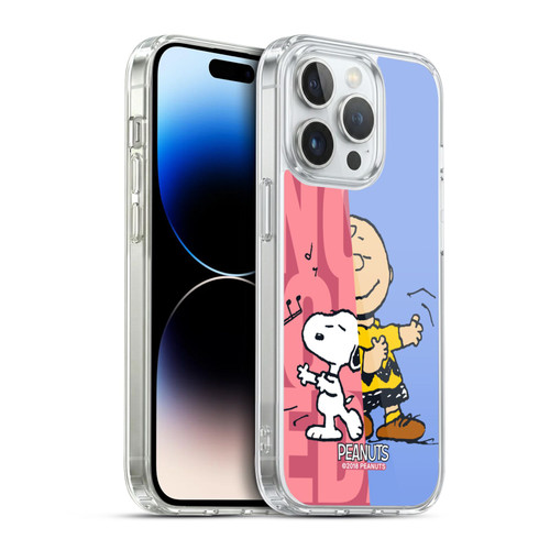 Peanuts Halfs And Laughs Snoopy & Charlie Soft Gel Case for Apple iPhone 14 Pro & MagSafe