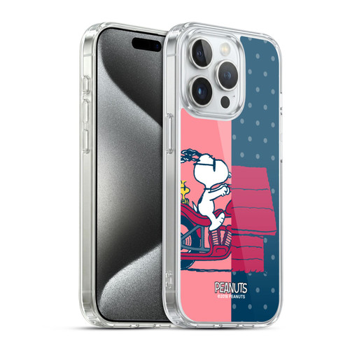 Peanuts Halfs And Laughs Snoopy & Woodstock Soft Gel Case for Apple iPhone 15 Pro & MagSafe