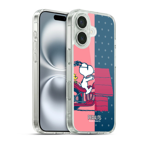 Peanuts Halfs And Laughs Snoopy & Woodstock Soft Gel Case for Apple iPhone 16 & MagSafe