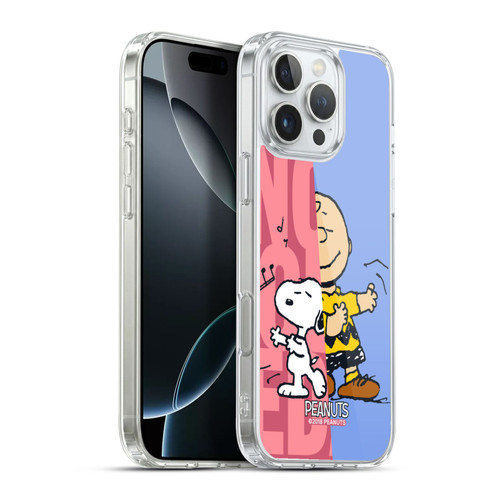 Peanuts Halfs And Laughs Snoopy & Charlie Soft Gel Case for Apple iPhone 16 Pro Max & MagSafe