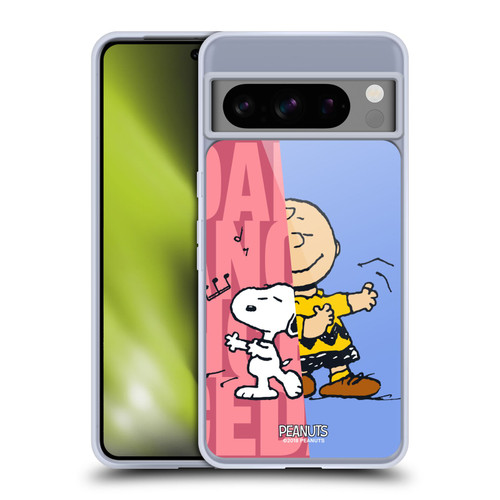 Peanuts Halfs And Laughs Snoopy & Charlie Soft Gel Case for Google Pixel 8 Pro