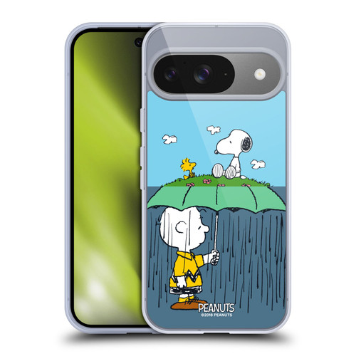Peanuts Halfs And Laughs Charlie, Snoppy & Woodstock Soft Gel Case for Google Pixel 9 / Pixel 9 Pro