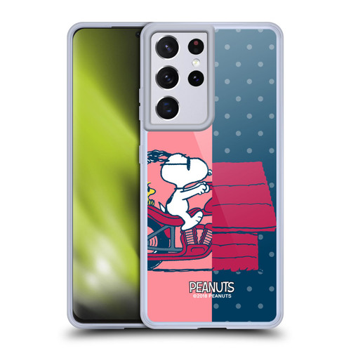 Peanuts Halfs And Laughs Snoopy & Woodstock Soft Gel Case for Samsung Galaxy S21 Ultra 5G Peanuts Halfs And Laughs Snoopy & Woodstock Soft Gel Case for Samsung Galaxy S21 Ultra 5G