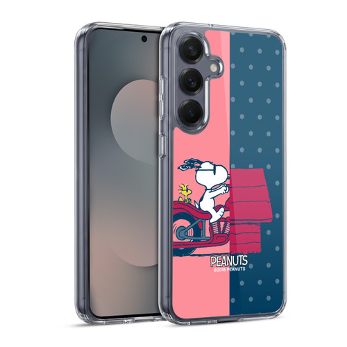 Peanuts Halfs And Laughs Snoopy & Woodstock Soft Gel Case for Samsung Galaxy S25 & MagSafe