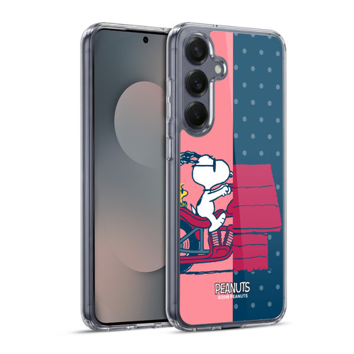 Peanuts Halfs And Laughs Snoopy & Woodstock Soft Gel Case for Samsung Galaxy S25+ & MagSafe