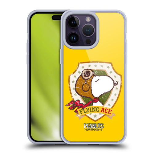 Peanuts The Many Faces Of Snoopy Flying Ace Soft Gel Case for Apple iPhone 14 Pro Max & MagSafe