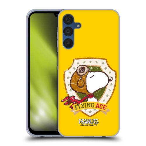 Peanuts The Many Faces Of Snoopy Flying Ace Soft Gel Case for Samsung Galaxy A15 Peanuts The Many Faces Of Snoopy Flying Ace Soft Gel Case for Samsung Galaxy A15