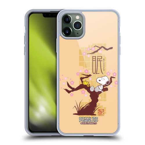 Peanuts Oriental Snoopy Sleepy Soft Gel Case for Apple iPhone 11 Pro Max