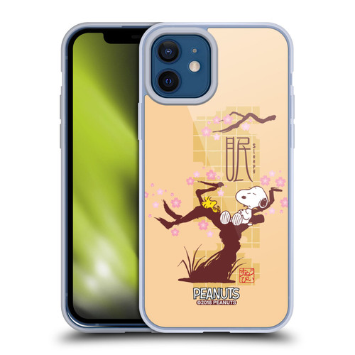 Peanuts Oriental Snoopy Sleepy Soft Gel Case for Apple iPhone 12 / iPhone 12 Pro & MagSafe