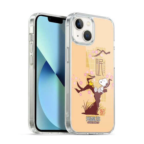 Peanuts Oriental Snoopy Sleepy Soft Gel Case for Apple iPhone 13
