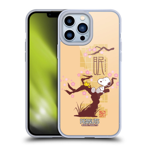 Peanuts Oriental Snoopy Sleepy Soft Gel Case for Apple iPhone 13 Pro Max & MagSafe
