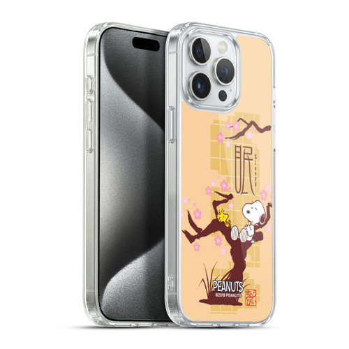 Peanuts Oriental Snoopy Sleepy Soft Gel Case for Apple iPhone 15 Pro Max & MagSafe