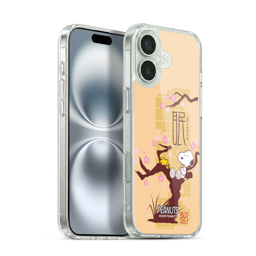 Peanuts Oriental Snoopy Sleepy Soft Gel Case for Apple iPhone 16 Plus & MagSafe