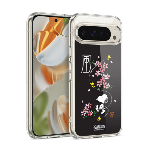Peanuts Oriental Snoopy Cherry Blossoms Soft Gel Case for Google Pixel 9 / Pixel 9 Pro