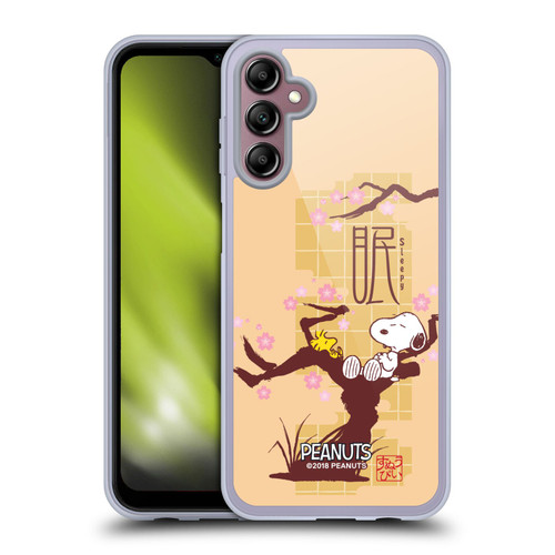 Peanuts Oriental Snoopy Sleepy Soft Gel Case for Samsung Galaxy A14 5G