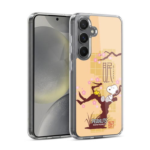 Peanuts Oriental Snoopy Sleepy Soft Gel Case for Samsung Galaxy S24 5G & MagSafe