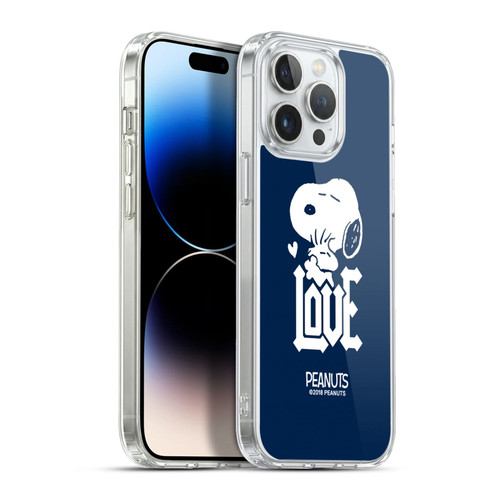 Peanuts Rock Tees Snoopy Woodstock Love Soft Gel Case for Apple iPhone 13 Pro Max & MagSafe