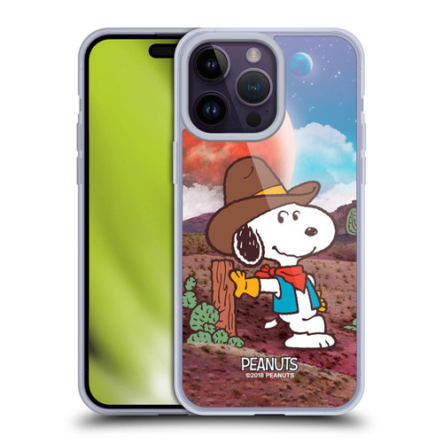Peanuts Snoopy Space Cowboy Nebula Ranger Soft Gel Case for Apple iPhone 14 Pro Max