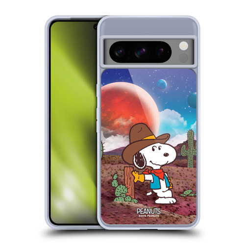 Peanuts Snoopy Space Cowboy Nebula Ranger Soft Gel Case for Google Pixel 8 Pro