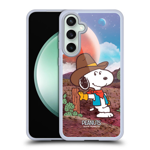 Peanuts Snoopy Space Cowboy Nebula Ranger Soft Gel Case for Samsung Galaxy S23 FE 5G & MagSafe