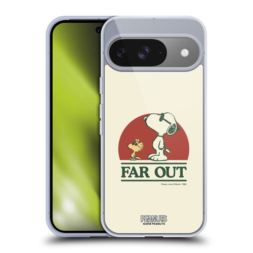 Peanuts Woodstock 50th Snoopy Woodstock Far Out Soft Gel Case for Google Pixel 9 / Pixel 9 Pro