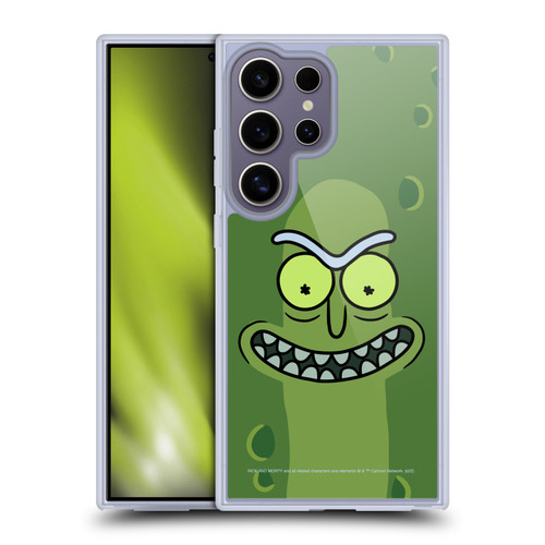 Rick And Morty Season 3 Graphics Pickle Rick Soft Gel Case for Samsung Galaxy S25 Ultra