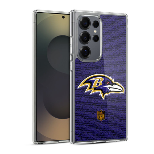 NFL Baltimore Ravens Logo Football Soft Gel Case for Samsung Galaxy S25 Ultra & MagSafe
