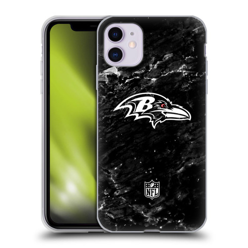 NFL Baltimore Ravens Artwork Marble Soft Gel Case for Apple iPhone 11 NFL Baltimore Ravens Artwork Marble Soft Gel Case for Apple iPhone 11