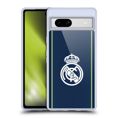 Real Madrid CF Badge Dark Blue Soft Gel Case for Google Pixel 7a