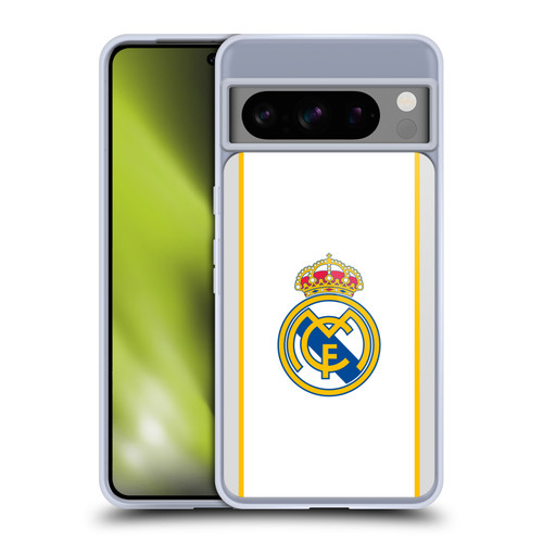 Real Madrid CF Badge White Soft Gel Case for Google Pixel 8 Pro