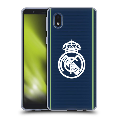 Real Madrid CF Badge Dark Blue Soft Gel Case for Samsung Galaxy A01 Core (2020)