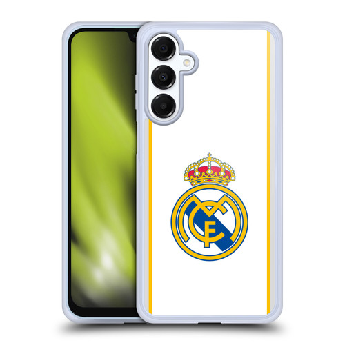 Real Madrid CF Badge White Soft Gel Case for Samsung Galaxy A16 5G