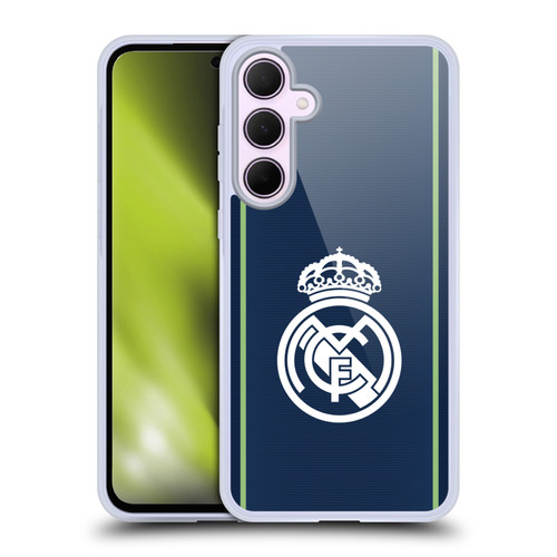 Real Madrid CF Badge Dark Blue Soft Gel Case for Samsung Galaxy A35 5G