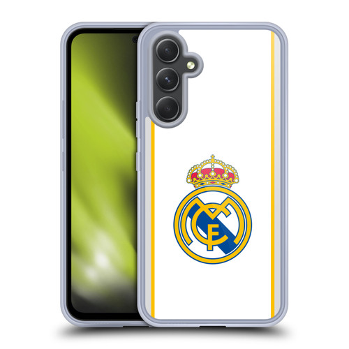 Real Madrid CF Badge White Soft Gel Case for Samsung Galaxy A54 5G
