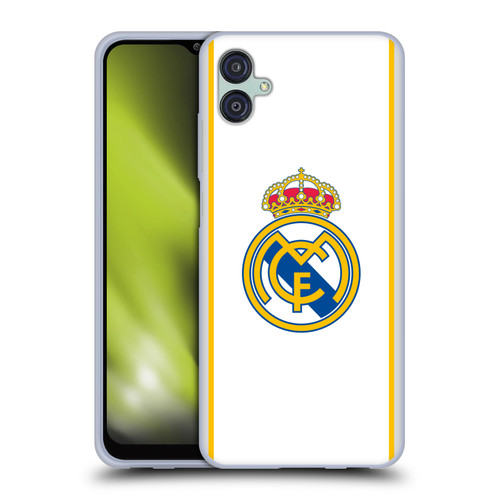 Real Madrid CF Badge White Soft Gel Case for Samsung Galaxy M04 5G / A04e