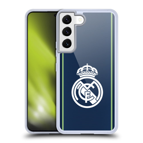 Real Madrid CF Badge Dark Blue Soft Gel Case for Samsung Galaxy S22 5G & MagSafe