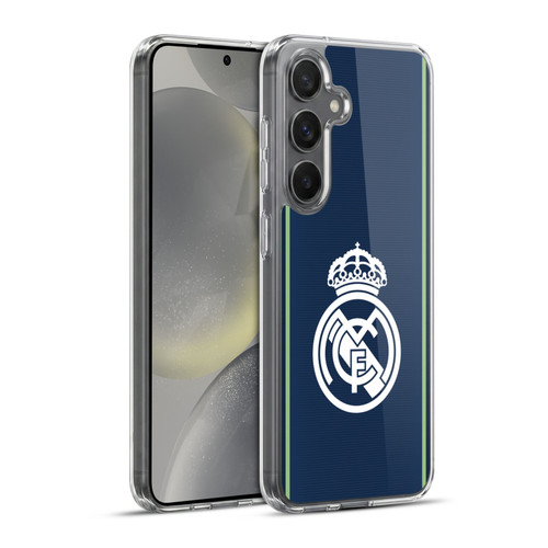 Real Madrid CF Badge Dark Blue Soft Gel Case for Samsung Galaxy S24+ 5G & MagSafe