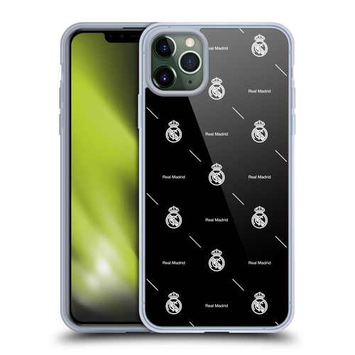Real Madrid CF Legend White Logo Pattern Soft Gel Case for Apple iPhone 11 Pro Max