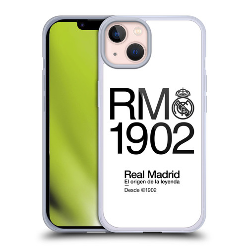 Real Madrid CF Legend RM 1902 Soft Gel Case for Apple iPhone 13