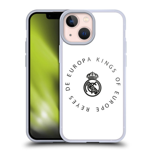 Real Madrid CF Legend Europa Kings Soft Gel Case for Apple iPhone 13 Mini