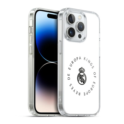 Real Madrid CF Legend Europa Kings Soft Gel Case for Apple iPhone 13 Pro