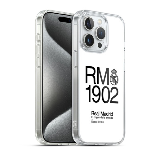 Real Madrid CF Legend RM 1902 Soft Gel Case for Apple iPhone 15 Pro