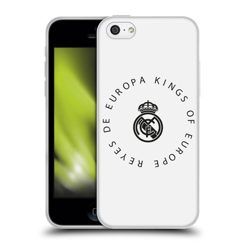 Real Madrid CF Legend Europa Kings Soft Gel Case for Apple iPhone 5c