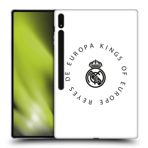 Real Madrid CF Legend Europa Kings Soft Gel Case for Samsung Galaxy Tab S8 Ultra
