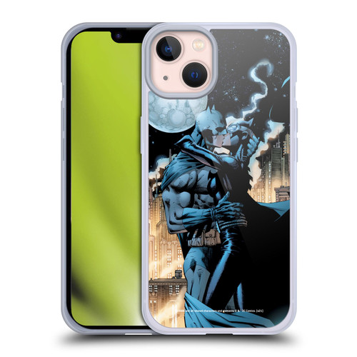 Batman DC Comics Hush #610 Catwoman Kiss Soft Gel Case for Apple iPhone 13