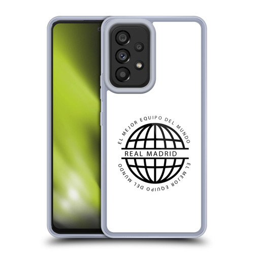Real Madrid CF Legend Black Logo Soft Gel Case for Samsung Galaxy A53 5G (2022)